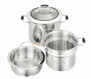 Scanpan Coppernox Multi Pasta Pot Set - 3 Piece