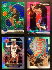 ALLEN IVERSON NBA FOUR CARD INSERT LOT PRIZM +++
