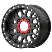 14x10 KMC Powersports KS235 GRENADE BEADLOCK Satin Black Wheel 4x137 (0mm)