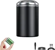 Sopami Mini Electric Shaver, Portable Razor Shavers Small For Men And Teen Boys, USB High-Speed Fast Charging Waterproof Rechargeable Small Shaver (Style-A-Black)