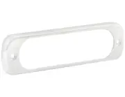 NEW BUYERS WHITE BEZEL FOR 4.4 INCH THIN MOUNT LED STROBE LIGHT 8891921