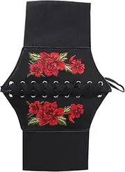 [ROMISBABA] Stylish Elastic Waistband for Women Durable Body Shaping Cummerbund for Dresses and Coats Practical Waist Belt Accessory for Eye Catching Decoration