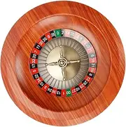 Perfeclan Roulette Wheel, 12'' Portable Party Turntable Table Games, Rotating Game Wheel for Game Drinking Festival Gathering