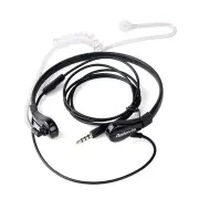 Black 1 Pin 3.5mm Throat MIC Earpiece Covert Air Tube Earpiece For Universal Mobile Phones IPHONE SAMSUNG