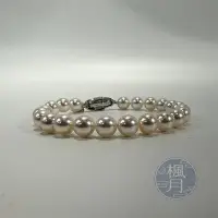 在飛比找Yahoo!奇摩拍賣優惠-MIKIMOTO WG 珍珠 手鍊 7.5MM 1.75G 