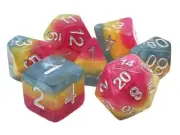 Old School 7 Piece DnD RPG Dice Set: Gradients - Fantasy Land