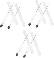 ULTECHNOVO 3sets Accurate Milk Lactometer Hydrometer Measure Lactate Level Kitchen Tool 2pcs*3