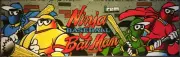 Ninja Baseball Bat Man Arcade Marquee 27" x 8"