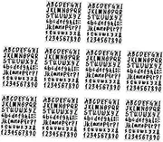 SHINEOFI 10 Sheets Self Adhesive Vinyl Letters and Numbers Stickers Durable Decals for Mailboxes Signs Classroom Windows Home Decor and Fade Resistant Versatile Alphabet and Number Labels