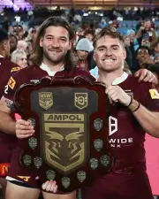QLD MAROONS NRL RUGBY CHAMPION TEAM PLAYER POSTER,FREE POST,STATE OF ORIGIN,1