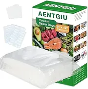 200 Vacuum Sealer Storage Bags, 8 x 12 inch Thick BPA Free Quart Compatible with All Vac Machines, Food Saver, Seal a Meal, Weston, Commercial Grade Precut Prep Sous Vide Bags