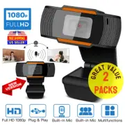 Webcam FULL 1080P Auto Focusing Web Camera HD Cam Microphone for PC