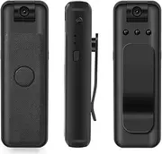 waillynice HD 1080P Mini Camera Pen with Night Vision, 180° Rotating Lens, WiFi Link, Support 128G, Portable Recorder for Outdoor Sports and Photography (Black)