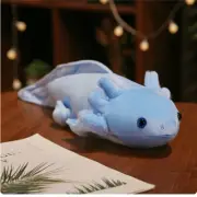 45cm Big Size Kawaii Blue Axolotl Plush Toy Stuffed Ambystoma Simulation
