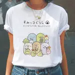 CUTE SUMIKKO GURASHI T-SHIRT夏季可愛卡通角落生物短袖T恤女INSMOXUAN888