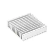 Electronics Cooler Heatsink for MOS GPU IC Chip Silver 50 x 50 x 13 mm