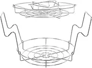 Canner Rack | Steamer Rack for Pots,Water Bath Canner, Steamer Rack for Pots, Stainless Steel Canning Rack Canning Jar Rack for Water Bath Canning or Pressure Canning