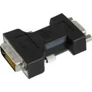 Pro.2 PA4245 VGA Socket to DVI-I Plug Adaptor for PC Monitors Black