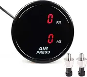 52mm 290PSI Dual Air Pressure Gauge Air Suspension Gauge With 2pieces 1/8NPT Electrical Sensors