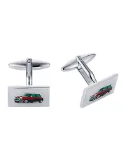 [Cudworth] Mini Car Screen Print Cufflinks in Silver