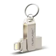 Metal USB Flash Drive 128gb OTG Pen Drive Usb 2.0 Flash Disk for iPhone X/8 Plus/8/7 Plus USB Memory Stick