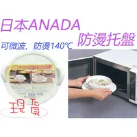 在飛比找蝦皮購物優惠-「在台現貨」日本SANADA 微波防燙托盤 耐熱隔熱托盤 湯