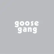 Mongoose - "GOOSE GANG" die-cut WHITE plate decal - Old school bmx