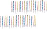 EXAOMBLE 12 Boxes Blown Out Candle Crazy Birthday Candles for Cake Shaped Explosive Birthday Wax Number Colorful Colored Cute Funny Crazy Prank Decorations Cake Decorations Prank Prop Wax