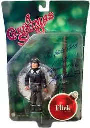 Scott Schwartz signed A Christmas Story "Flick" 2003 NECA 7" Action Figure/Toy