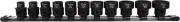 Astro Pneumatic 11Pc Low Profile Nano Impact Socket Set 1/2" Drive SAE