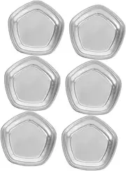 KONTONTY Versatile Palette Set 6pcs Watercolor Paint Mixers Mixing Plate for Detailed Model Art Projects