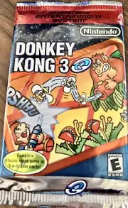 Nintendo e-Reader Card Pack Donkey Kong 3 New Sealed!