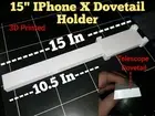 Dovetail Iphone X Holder 15 Inch For Telescopes Vixen Dovetail mount