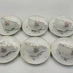 NORITAKE 日本製 咖啡杯盤 6組（可單買)