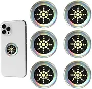 Pack of 6 Radiation Protection Mobile Phone Stickers, Radiation Protection Mobile Phone Sticker, Radiation Shielding Sticker, for Computer, Radiation, Laptop, Tablet PC, TV