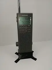 Desk Stand for Tecsun Pl-365 / Pl-360 Radio : Black Also Fits County Comm Gp-5/Ssb