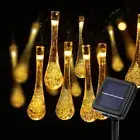 LIGHTSMAX Outdoor 20 ft. Solar Novelty Bulb 30 LED String Light Warm White