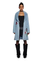 [Current Mood] Bohemian Dreamscape Faux Suede Coat