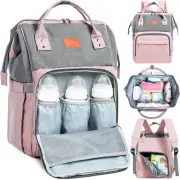 Baby Diaper Bag Backpack - Baby Bag for Boys, Girls, Waterproof Multi Function B