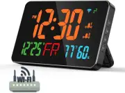 WiFi Atomic Clock with Temperature & Humidity - Smart Life App Enabled