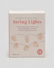 [Get It Now] Get It Now Himalayan Salt String Lights in Natural One Size Natural