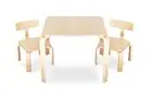 babyhood Scandi Playing Table & Chairs (Natural)