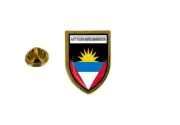 pins pin's flag national badge backpack hat shield world antigua barbuda