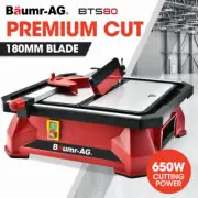BAUMR-AG Electric Table Tile Saw 650W 180mm 7" Blade Wet Cutter Portable Machine