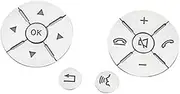 Pexorin Button Sticker, for Mercedes, for Benz, for C Class 2008 2009 2010 Car Steering Wheel Switch Control Button Repair Sticker Decorative Stickers Car Steering Wheel Switch Kit