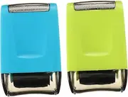 COHEALI Garbled Stamps 2 Pcs Identity Guard Seals Hand-held Privacy Protection Stamps for Mail Address Hiding