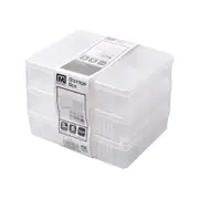 Montgomery 3 Piece 6 Compartment Organiser Storage Box - Value Set