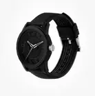 Armani Exchange Outer Banks Black Silicone Watch and Bracelet Box Set Brand New