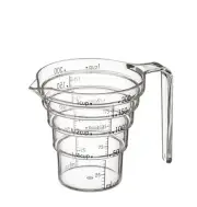 Yamazaki Tiered Measuring Cup Layer 200ML Clear 2546