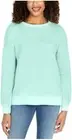 NWT Buffalo By David Bitton Women`s Crew Neck Relaxed Pullover (Green,Pink,Yell
